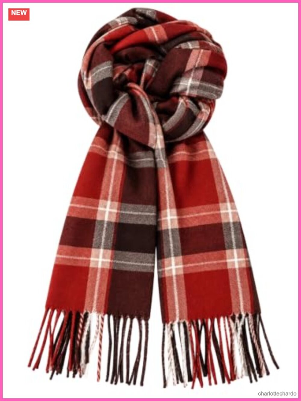 Plaid Scarf Soft Tassel Oversized Shawl Wrap Fall Winter Women